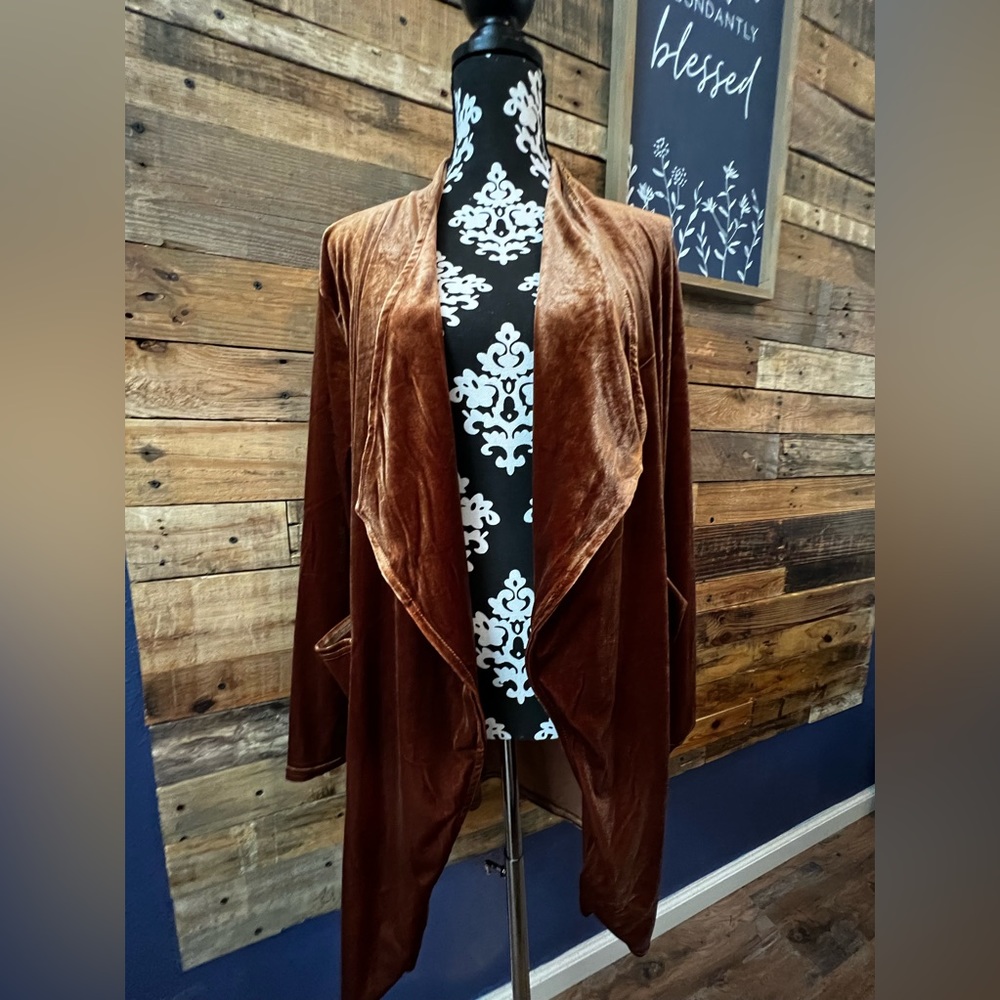 Gold velour jacket
